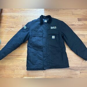 Carhartt Black Buffalo Insulated Black Work Jacket